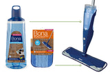 Bona Spray Mop in use on timber floor — Sand-Aid Floor Sanding Supplies Newcastle
